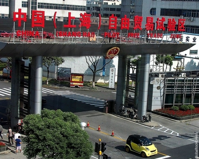 У Шанхаї запрацювала зона вільної торгівлі площею у 29 кв км