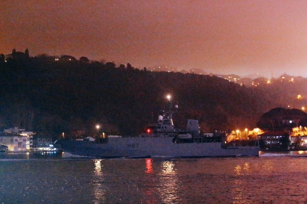 Разведывательный корабль ВМС Великобритании вошел в Черное море