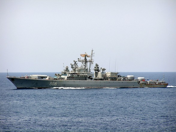 Американский эсминец USS Donald Cook направляется в Черное море
