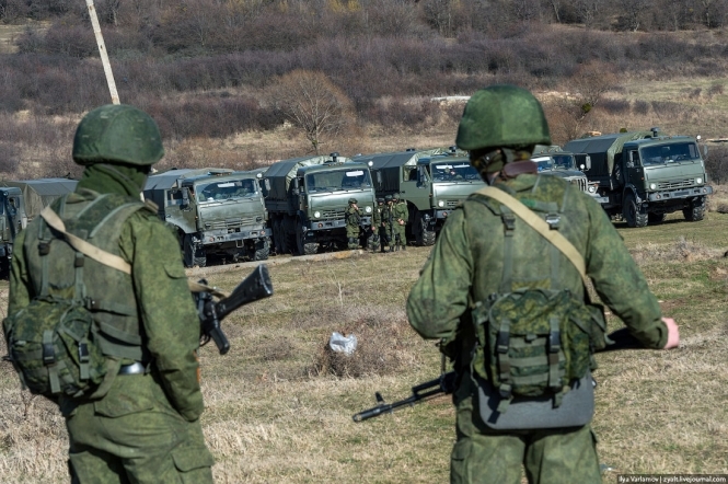 Путін заявив, що війська в Криму - це місцеві сили самооборони
