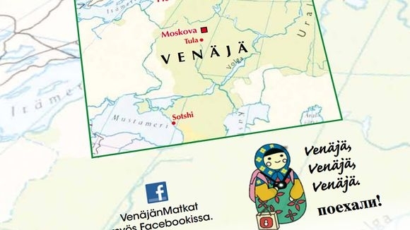 Фінська туркомпанія розповсюджує карту з російським Кримом, - фото