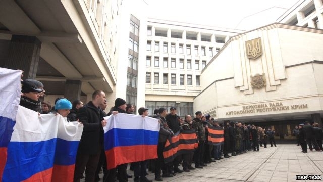 В захваченном здание ВР Крыма в 14:00 состоится заседание Совета