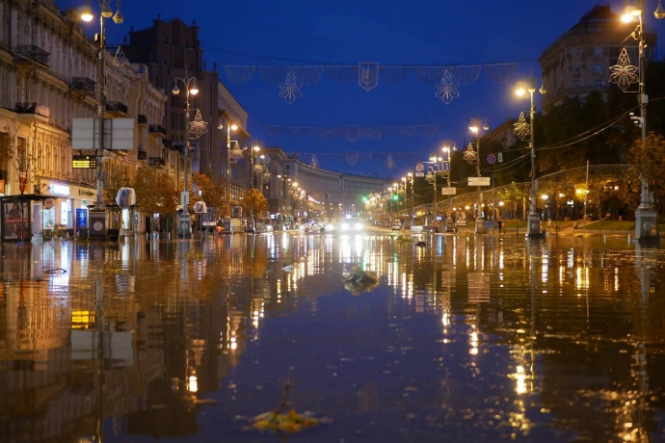 Ночью после непогоды часть Киева снова затопило, - ФОТО