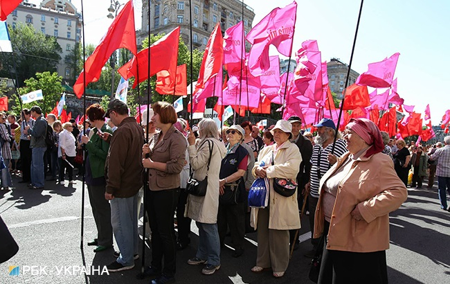 В Киеве марш ко Дню труда прошел без нарушений порядка, - ФОТО