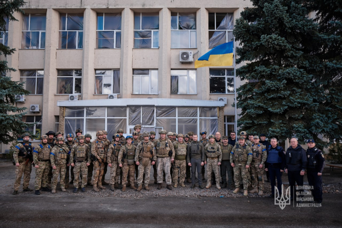 Над Лиманом офіційно підняли український прапор - Кириленко