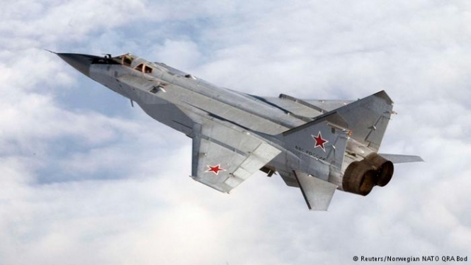 У росії розбився винищувач МіГ-31