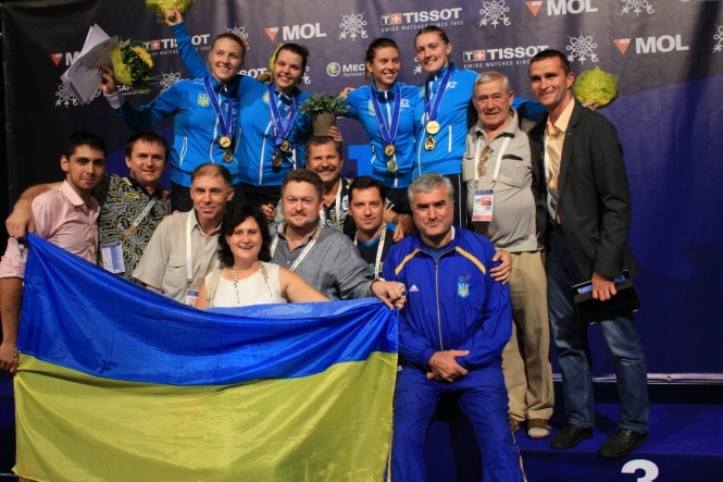 Українські шаблістки виграли золото чемпіонату світу 