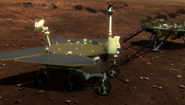 Китайский марсоход начал исследования Красной планеты