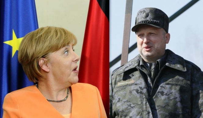 Турчинов поговорил с Меркель: заверил, что АТО проводят только против террористов