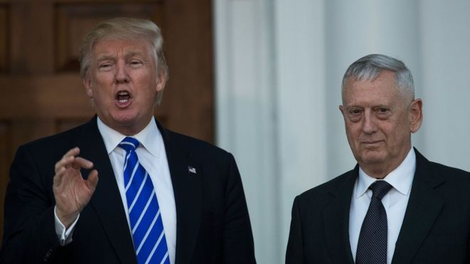 Трамп призначив Джеймса Меттіса главою Пентагону