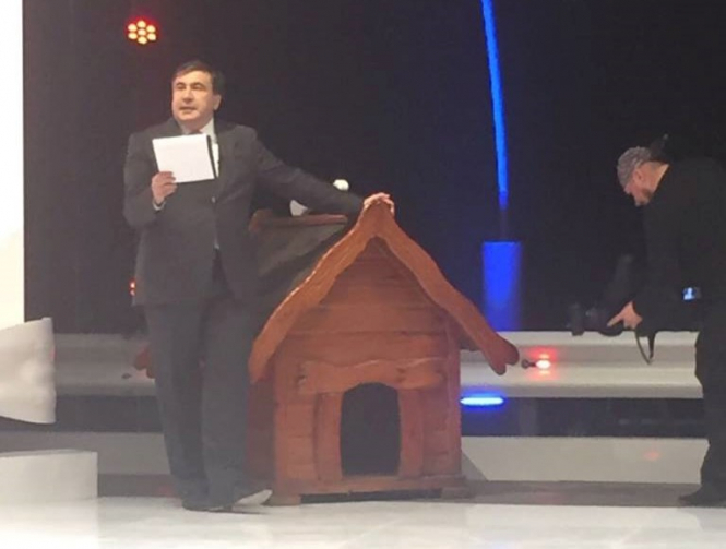 Саакашвили стал ведущим ток-шоу на канале ZIK