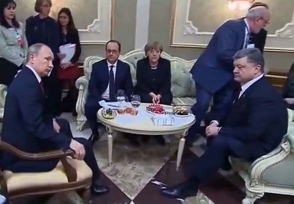 У Мінську почалась зустріч Порошенка, Олланда, Меркель та Путіна