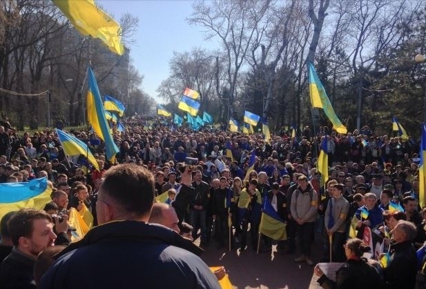 Понад 10 тис одеситів мітингували за єдність України