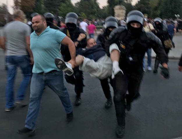 У Кишиневі затримали понад 60 учасників антиурядового протесту
