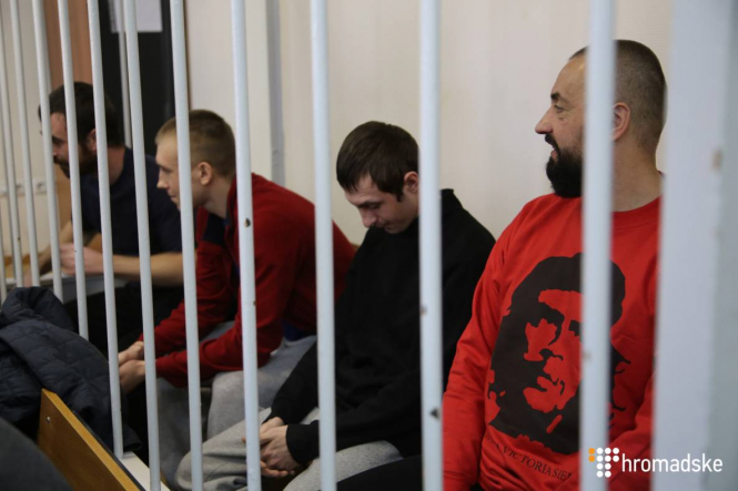 Московский суд оставил под стражей до июля четырех украинских моряков