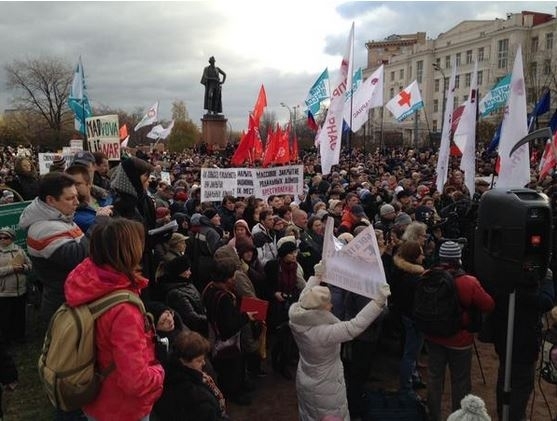 Московські лікарі вийшли на акції протесту проти політики російської влади