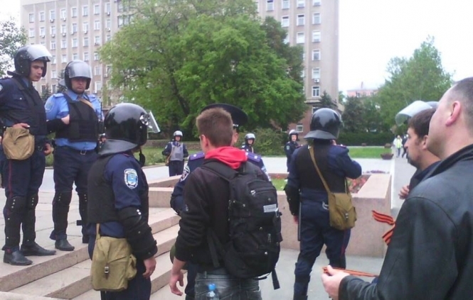 Милиция в Николаеве отчитывается, что уже задержала восьмерых вооруженных провокаторов