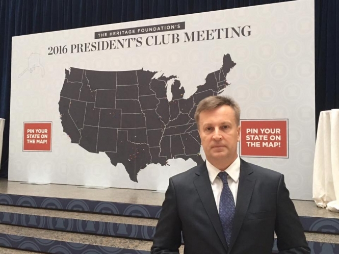 Наливайченко взяв участь у засіданні президентського клубу за участю віце-президента США