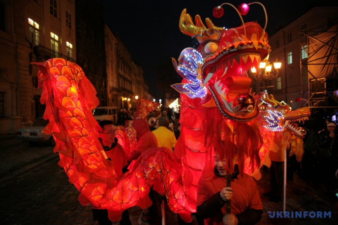 Львов празднует китайский Новый год, - Фото