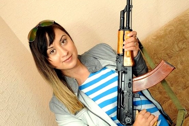 Сепаратистка из Мариуполя, которая просила Путина ввести войска, вчера погибла от российских 