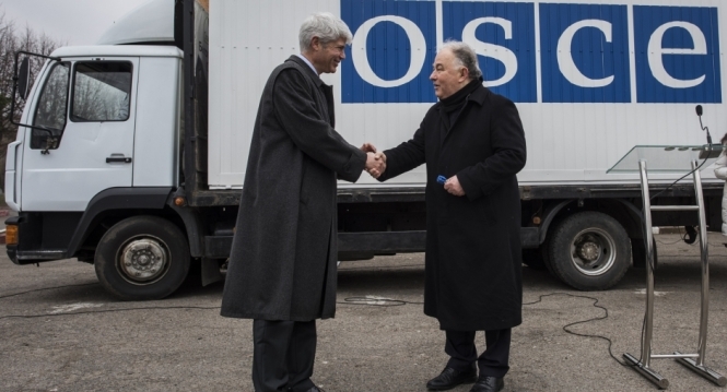 Швейцарія передала житлові модулі для ОБСЄ на Донбасі