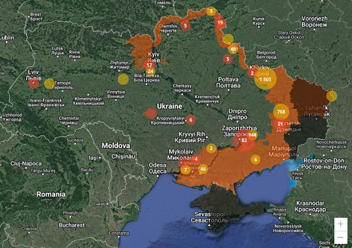 В Україні створена інтерактивна мапа мінувань 