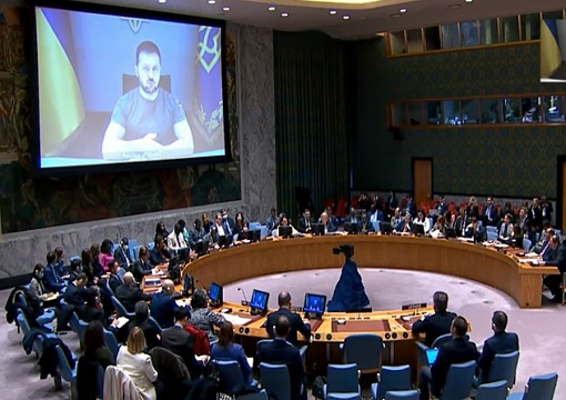 Володимир Зеленський звернувся до Ради Безпеки ООН