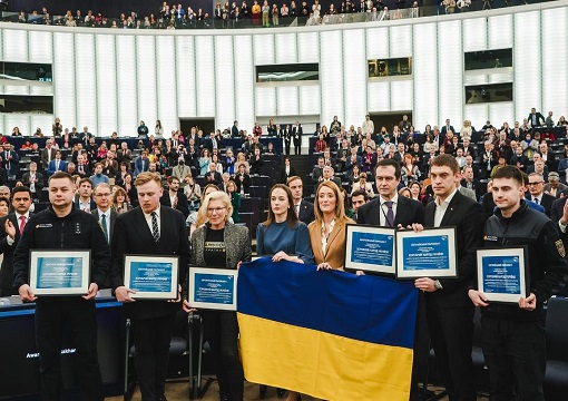 Народ України, в особі президента, отримав цьогорічну премію Сахарова
