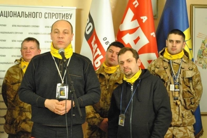 18 февраля Самооборона Майдана будет блокировать правительственный квартал, - Парубий