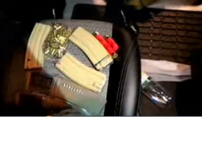 В автомобілі Царьова виявили набої до автомата Калашникова