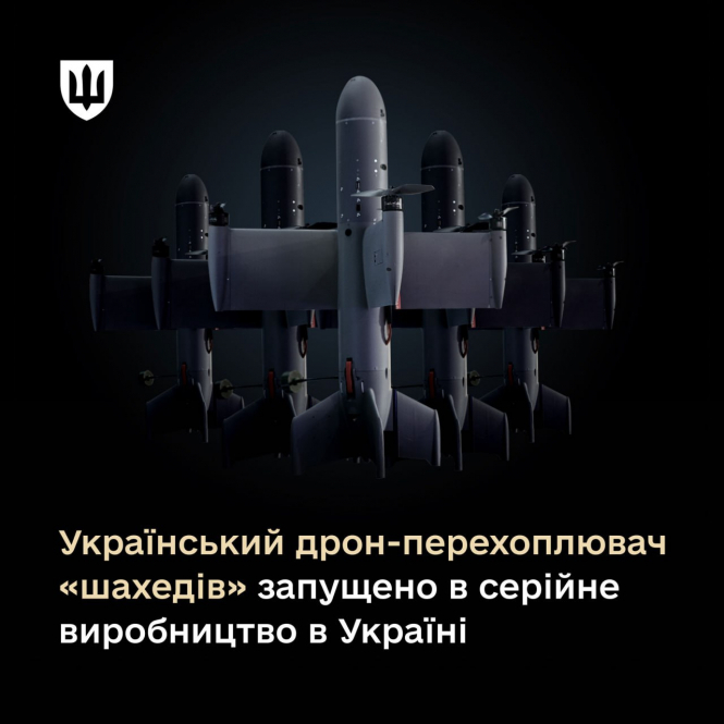 Україна запустила дрон-перехоплювач 