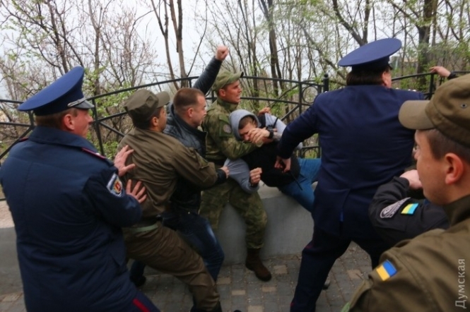 В Одесі у День визволення міста сталися бійки