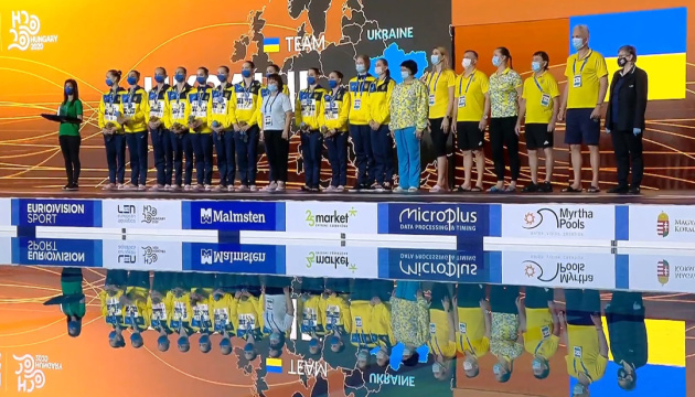 Українська команда з синхронного плавання стала чемпіоном Європи в хайлайті