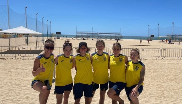 Жіноча збірна України з пляжного футболу перемогла Чехію у Євролізі-2022