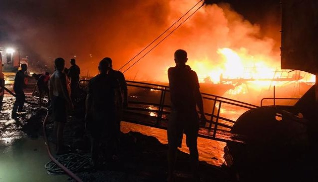 Вночі в москві палав завод спецавто