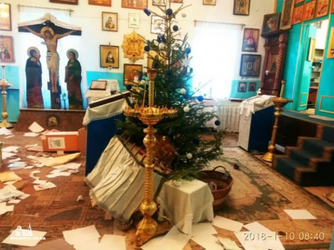 В Одесской области неизвестные ограбили и разгромили храм УПЦ МП, - ФОТО