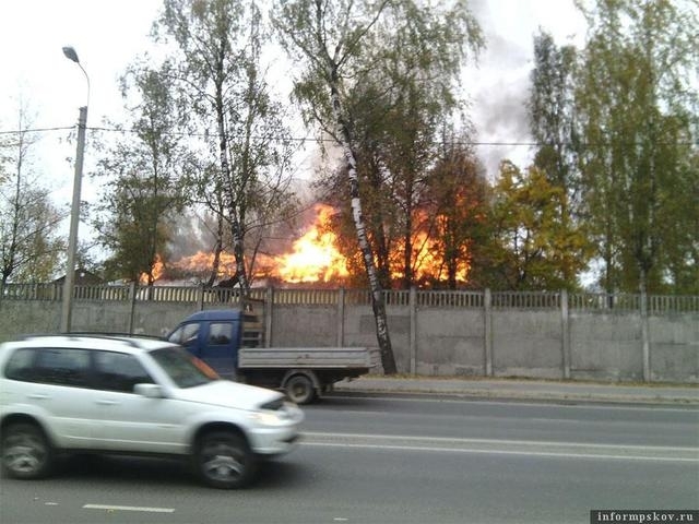 У Пскові горіла 76 дивізія, бійці якої воювали в Україні