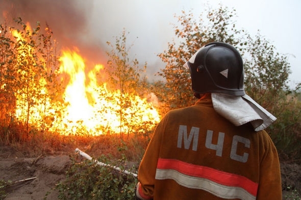 В результате пожаров в Забайкалье дым виден над США и Канадой