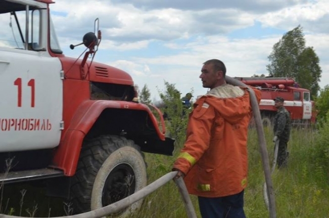 Пожежники повідомили про локалізацію лісової пожежі в Чорнобильській зоні