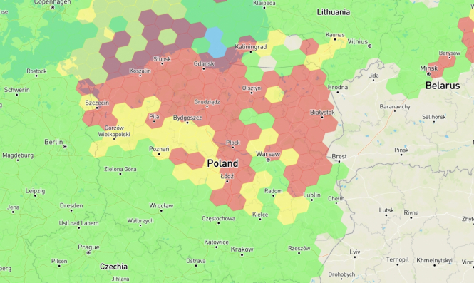 Половина Польщі лишилась без GPS через росію

