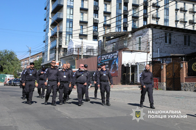 В Умані ізраїльські поліцейські долучилися до патрулювання під час Рош га-Шана