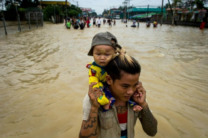 Внаслідок повені у М'янмі понад 50 тисяч людей залишилися без даху над головою, 10 загинули 
