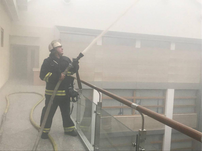 В Карпатах сгорел отель, погиб один человек