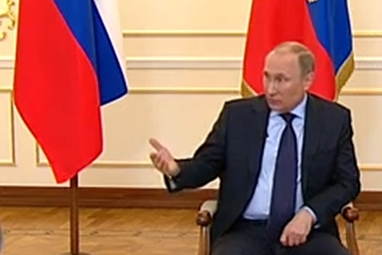 Путин говорит, не рассматривает вопрос о присоединении Крыма к России