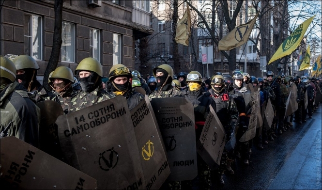 Самооборона Майдана не позволила заблокировать офис омбудсмена