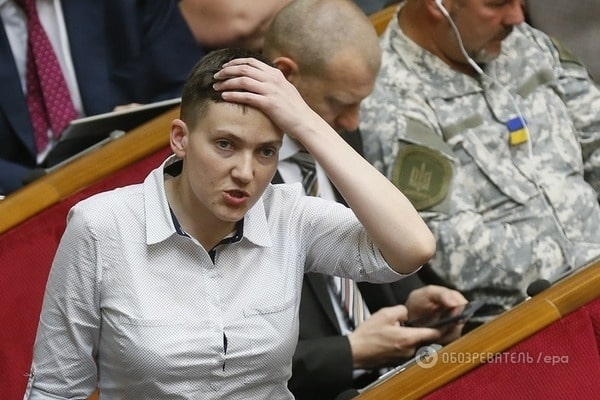 Савченко розповіла, що вживає під час голодування