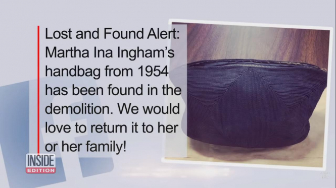 В США пенсионерке вернули сумочку, утерянную 65 лет назад