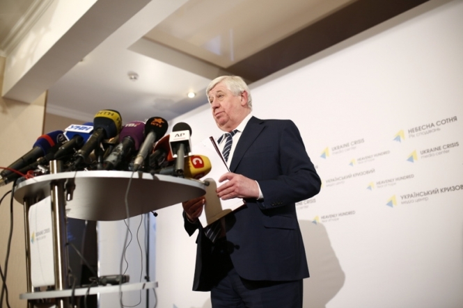 Шокін каже, що ЄС не скасував санкції проти чиновників Януковича