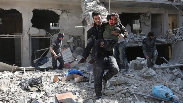 Гуманитарная катастрофа в Сирии: 