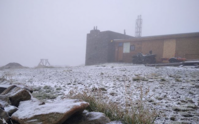 В Україні випав перший сніг